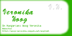 veronika woog business card